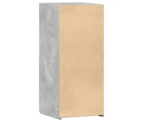 Plaukts, Betona Pelēks, 40X42,5X93 Cm, Inženierijas Koks Vidaxl