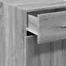 Kumode, Pelēka Ozolkoka, 40X42,5X93 Cm, Inženierijas Koks Vidaxl