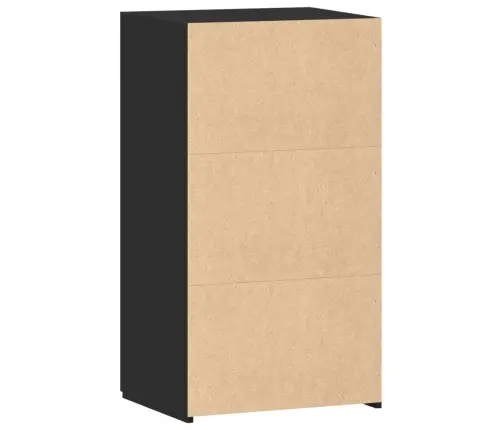 Plaukts, Melns, 50X42,5X93Cm, Inženierijas Koks Vidaxl