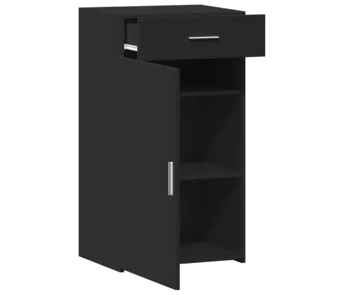 Plaukts, Melns, 50X42,5X93Cm, Inženierijas Koks Vidaxl