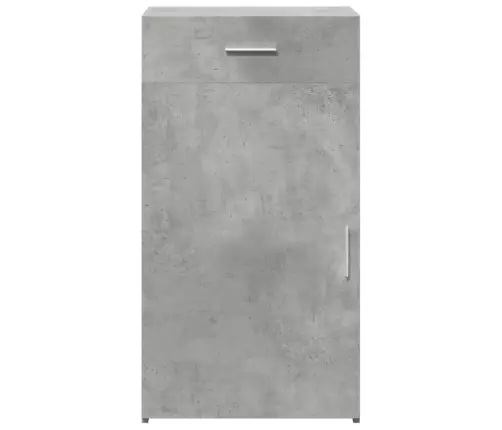 Plaukts, Betona Pelēks, 50X42,5X93 Cm, Inženierijas Koks Vidaxl