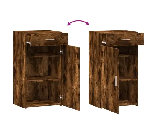 Puhvetkapp, Suitsutatud Tamm, 50X42,5X93 cm Tehispuit