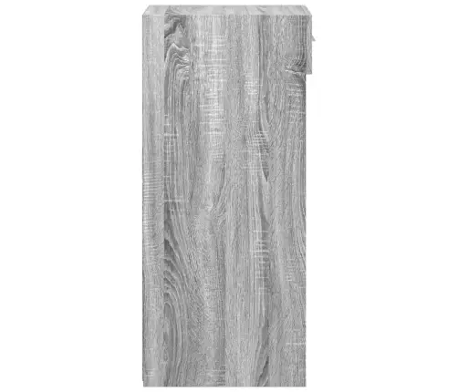 Kumode, Pelēka Ozolkoka, 30X42,5X93 Cm, Inženierijas Koks Vidaxl