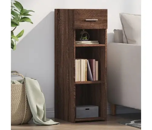 Kumode, Ozolkoka Krāsa, 30X42,5X93 Cm, Inženierijas Koks Vidaxl