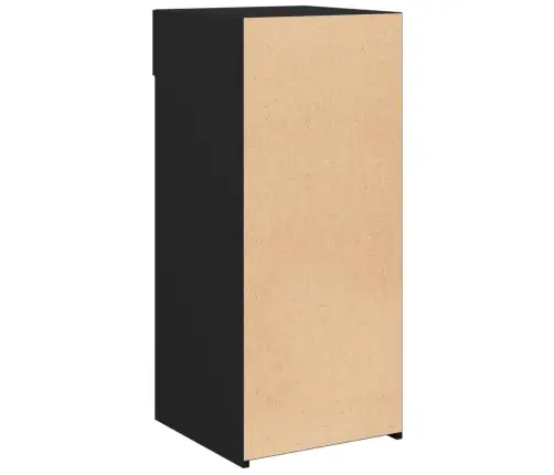 Kumode, Melna, 40X42,5X93 Cm, Inženierijas Koks, Melns Vidaxl