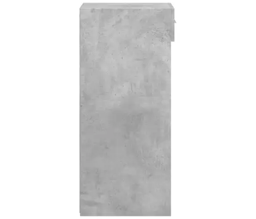 Plaukts, Betona Pelēks, 40X42,5X93 Cm, Inženierijas Koks Vidaxl