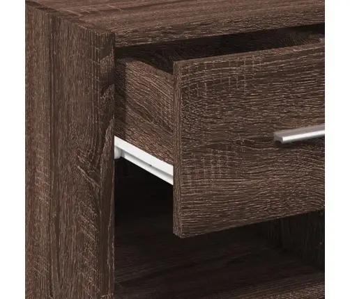 Šoninė Spintelė, Ruda Ąžuolo, 40X42,5X93cm Apdirbta Mediena