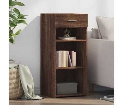 Šoninė Spintelė, Ruda Ąžuolo, 40X42,5X93cm Apdirbta Mediena