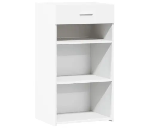 Šoninė Spintelė, Baltos Spalvos, 50X42,5X93cm Apdirbta Mediena