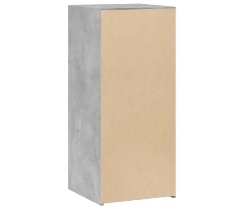 Plaukts, Betona Pelēks, 40X41X93 Cm, Inženierijas Koks Vidaxl