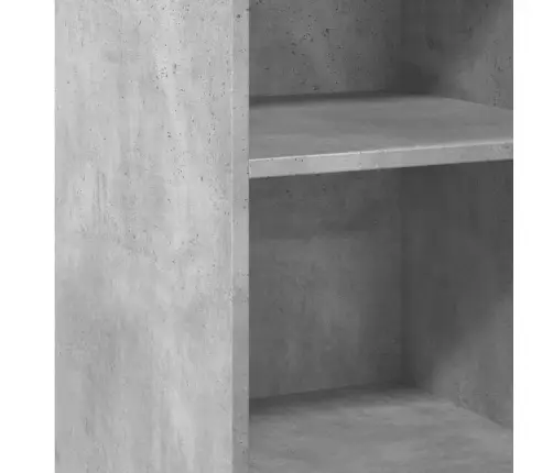 Plaukts, Betona Pelēks, 40X41X93 Cm, Inženierijas Koks Vidaxl