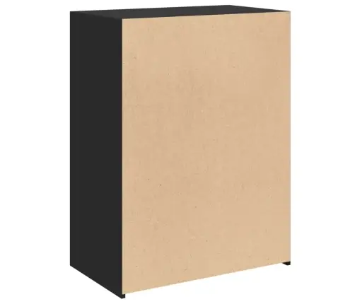 Kumode, Melna, 70X41X93 Cm, Inženierijas Koks Vidaxl