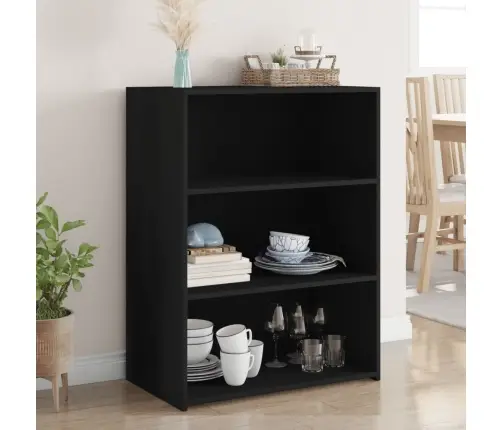 Kumode, Melna, 70X41X93 Cm, Inženierijas Koks Vidaxl