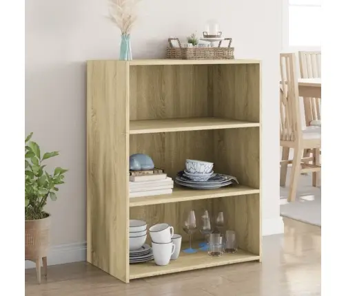 Šoninė Spintelė, Sonoma Ąžuolo, 70X41X93cm Apdirbta Mediena