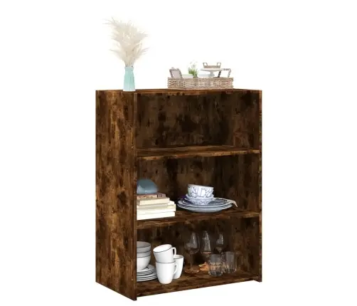 Šoninė Spintelė, Dūminio Ąžuolo, 70X41X93cm Apdirbta Mediena