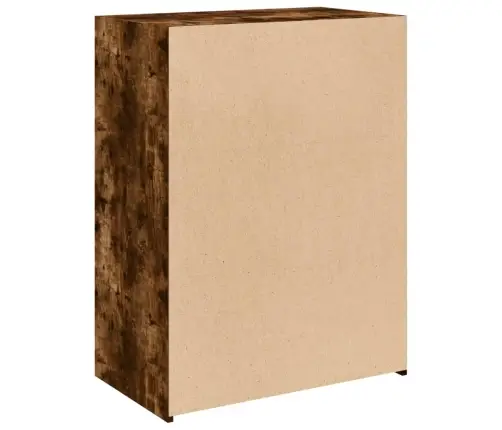 Šoninė Spintelė, Dūminio Ąžuolo, 70X41X93cm Apdirbta Mediena