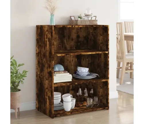 Šoninė Spintelė, Dūminio Ąžuolo, 70X41X93cm Apdirbta Mediena