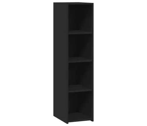 Komoda, Juodos Spalvos, 30X41X124cm Apdirbta Mediena