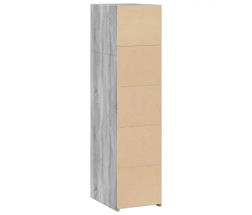 Augstais Skapītis Pelēka Ozola 30X41X124 Cm Inženierijas Koks Vidaxl Augstais Skapītis Pelēka Ozola 30X41X124 Cm Inženierijas Koks Vidaxl