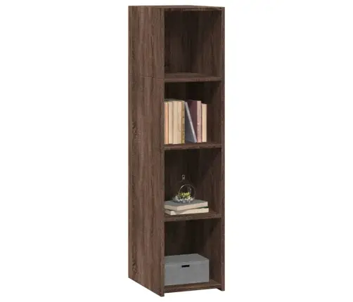 Augstais Skapītis Brūna Ozola 30X41X124 Cm Inženierijas Koks Vidaxl