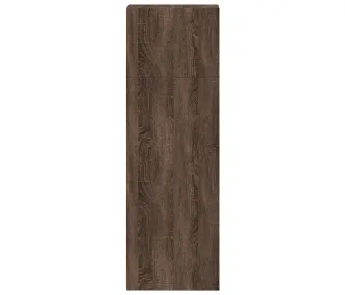 Augstais Skapītis Brūna Ozola 30X41X124 Cm Inženierijas Koks Vidaxl