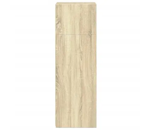 Augstais Skapītis, Ozola Krāsa, 45X41X124 Cm, Inženierijas Koks Vidaxl