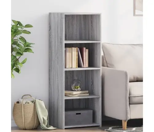 Augstais Skapītis, Pelēka Ozola, 45X41X124Cm, Inženierijas Koks Vidaxl Augstais Skapītis, Pelēka Ozola, 45X41X124Cm, Inženierijas Koks Vidaxl