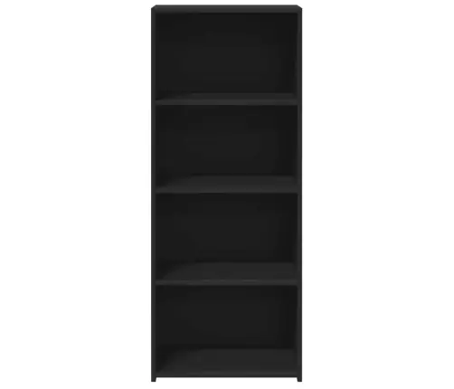 Augstais Skapītis, Melns, 50X41X124 Cm, Inženierijas Koks Vidaxl