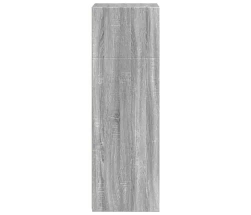 Augstais Skapītis, Pelēka Ozola, 50X41X124Cm, Inženierijas Koks Vidaxl Augstais Skapītis, Pelēka Ozola, 50X41X124Cm, Inženierijas Koks Vidaxl