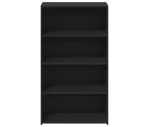 Komoda, Juodos Spalvos, 70X41X124cm Apdirbta Mediena