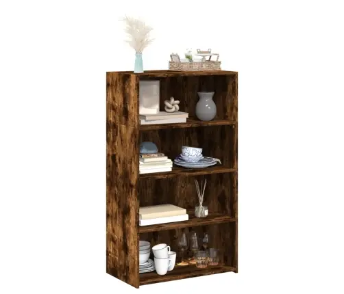 Augstais Skapītis Ozolkoka Krāsa 70X41X124 Cm Inženierijas Koks Vidaxl