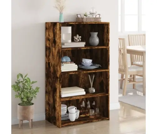 Augstais Skapītis Ozolkoka Krāsa 70X41X124 Cm Inženierijas Koks Vidaxl