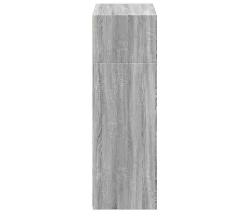 Augstais Skapītis Pelēka Ozola 70X41X124 Cm Inženierijas Koks Vidaxl