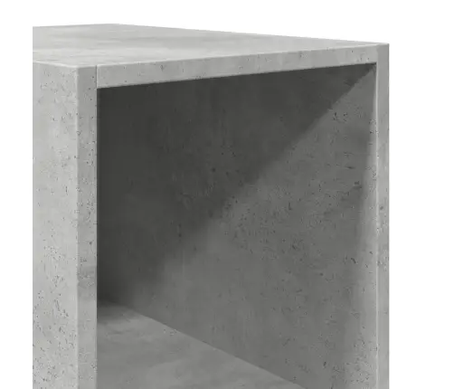 Komoda, Betono Pilkos Spalvos, 30X41X185cm Apdirbta Mediena