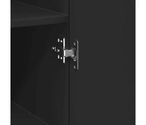 Skapis, Melns, 30X42,5X225 Cm, Inženierijas Koks Vidaxl