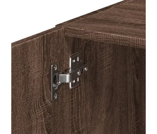 Skapis, Brūna Ozola, 30X42,5X225 Cm, Inženierijas Koks Vidaxl