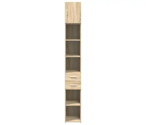 Skapis, Ozolkoka Krāsā, 30X42,5X225 Cm, Inženierijas Koks Vidaxl