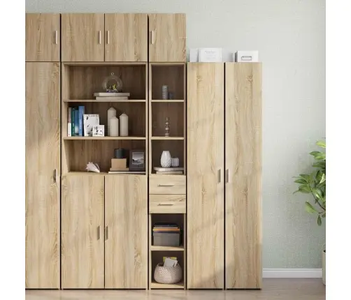 Skapis, Ozolkoka Krāsā, 30X42,5X225 Cm, Inženierijas Koks Vidaxl