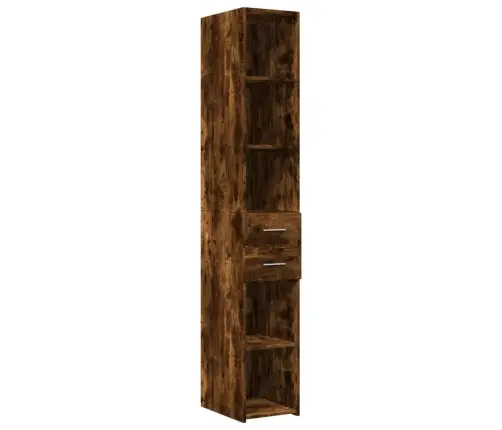 Siaura Spintelė Daiktams, Dūminė, 30X42,5X225cm Mediena