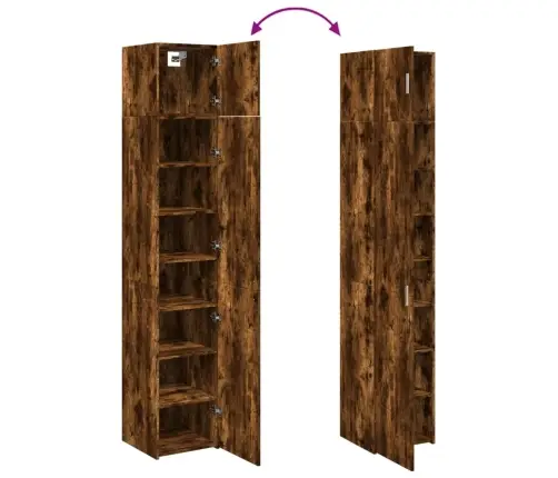 Skapis, Ozolkoka Krāsā, 40X42,5X225 Cm, Inženierijas Koks Vidaxl