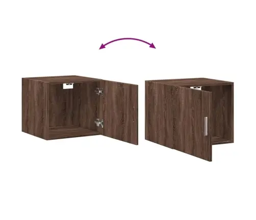 Skapis, Brūna Ozola, 45X42,5X225 Cm, Inženierijas Koks Vidaxl