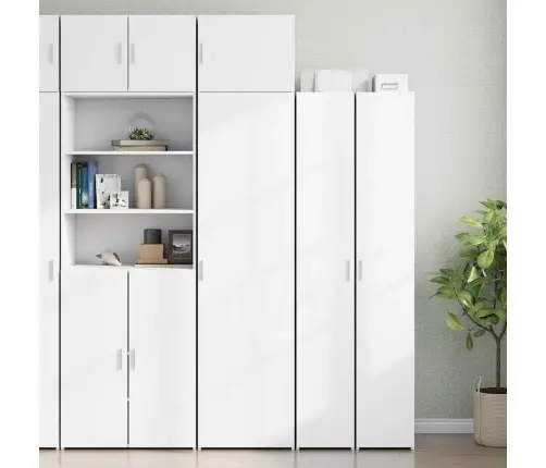 Kitsas Hoiukapp, Valge, 50 X 42,5 X 225 cm Tehispuit Kitsas Hoiukapp, Valge, 50 X 42,5 X 225 cm Tehispuit