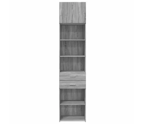 Kitsas Hoiukapp, Hall Sonoma Tamm, 50 X 42,5 X 225 Cm Tehispuit