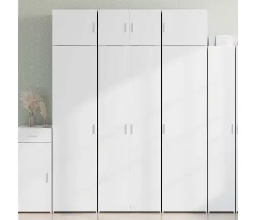 Skapis, Balts, 70X42,5X225 Cm, Inženierijas Koks Vidaxl Skapis, Balts, 70X42,5X225 Cm, Inženierijas Koks Vidaxl