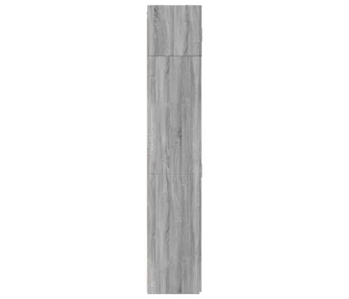 Skapis, Pelēka Ozola, 70X42,5X225 Cm, Inženierijas Koks Vidaxl