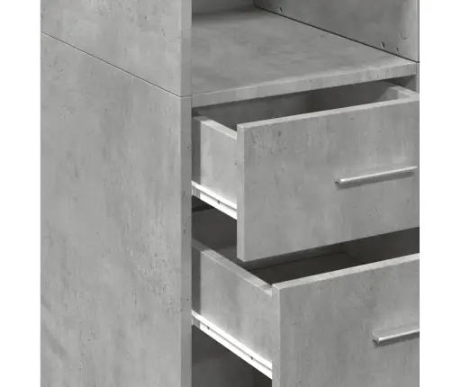 Spintelė Daiktams, Betono, 70X42,5X225cm Apdirbta Mediena