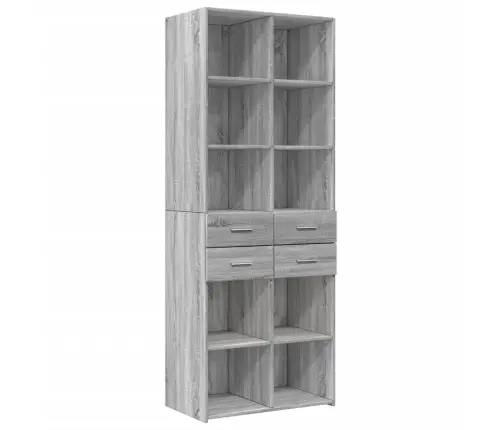 Hoiukapp, Hall Sonoma Tamm, 70 X 42,5 X 225 Cm Tehispuit