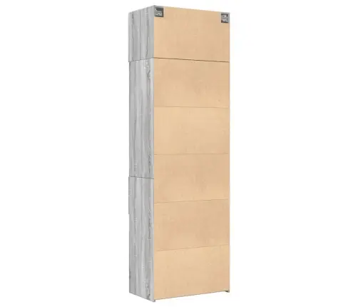 Hoiukapp, Hall Sonoma Tamm, 70 X 42,5 X 225 Cm Tehispuit