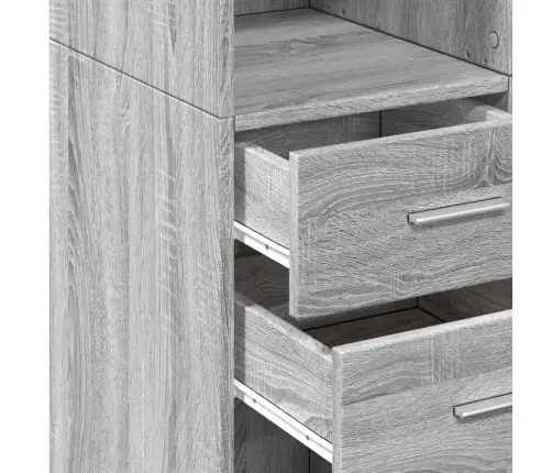 Hoiukapp, Hall Sonoma Tamm, 70 X 42,5 X 225 Cm Tehispuit