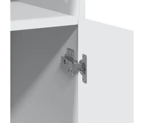 Augstais Skapītis, Balts, 70X42,5X185 Cm, Inženierijas Koks Vidaxl